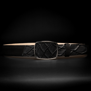 Men's Monster Fish Royal Pirarucu 4D Tribute Square Toe Boot + Belt Combo