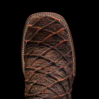 Men's Monster Fish Royal Pirarucu 4D Tribute Square Toe Boot