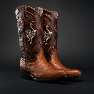 Men's 903 J Toe Original Exotic Ostrich  Boot