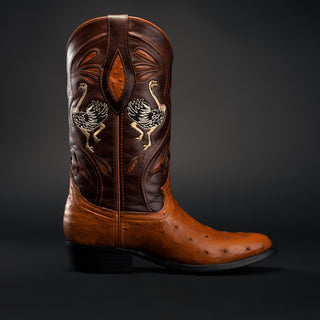 Men's 903 J Toe Original Exotic Ostrich  Boot