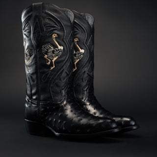 Men's 903 J Toe Original Exotic Ostrich  Boot