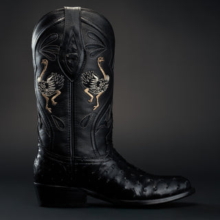 Men's 903 J Toe Original Exotic Ostrich  Boot