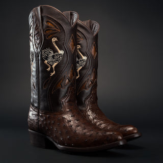 Men's 903 J Toe Original Exotic Ostrich  Boot