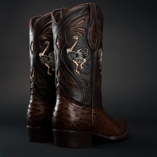 Men's 903 J Toe Original Exotic Ostrich  Boot