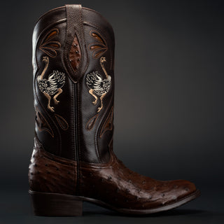 Men's 903 J Toe Original Exotic Ostrich  Boot