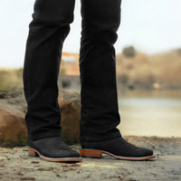 Men's MAMBA Python Tribute Square Toe Boot Midnight