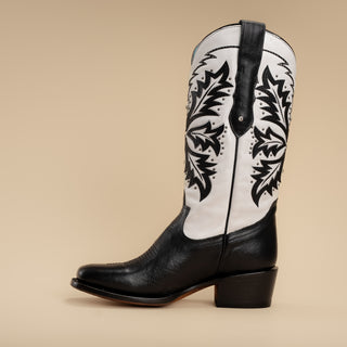 Women's GOTHIC  Womens Rodeo Boot  Black and White