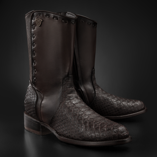 Men's Gala Python Oval Toe Cowboy Western Boot